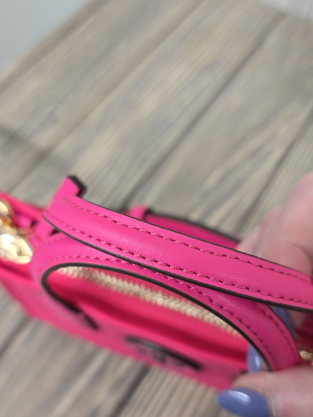 NEW Tory Burch Vibrant Pink Mini Ella Bag NWOT - Picture 4 of 8